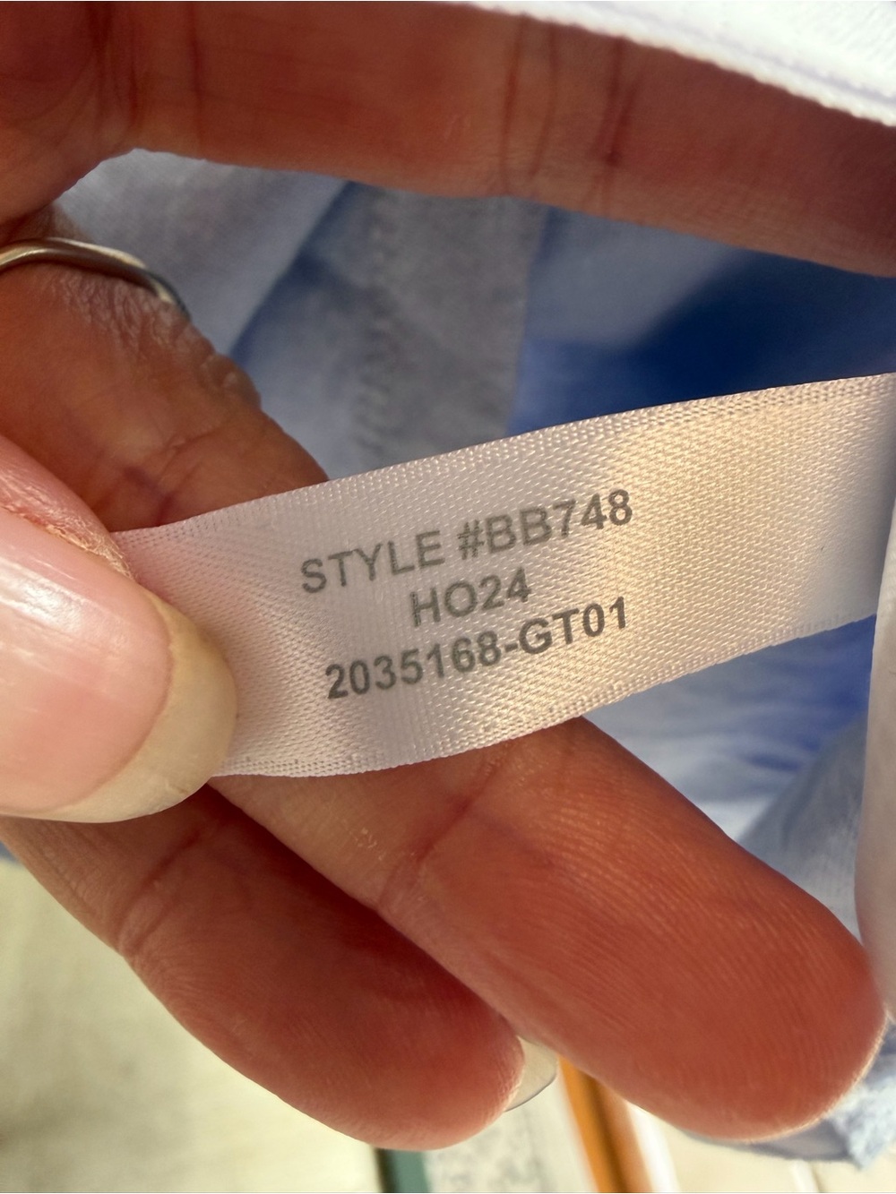 J. Crew Tissue Thin Light Blue Turtleneck - Picture 5 of 5
